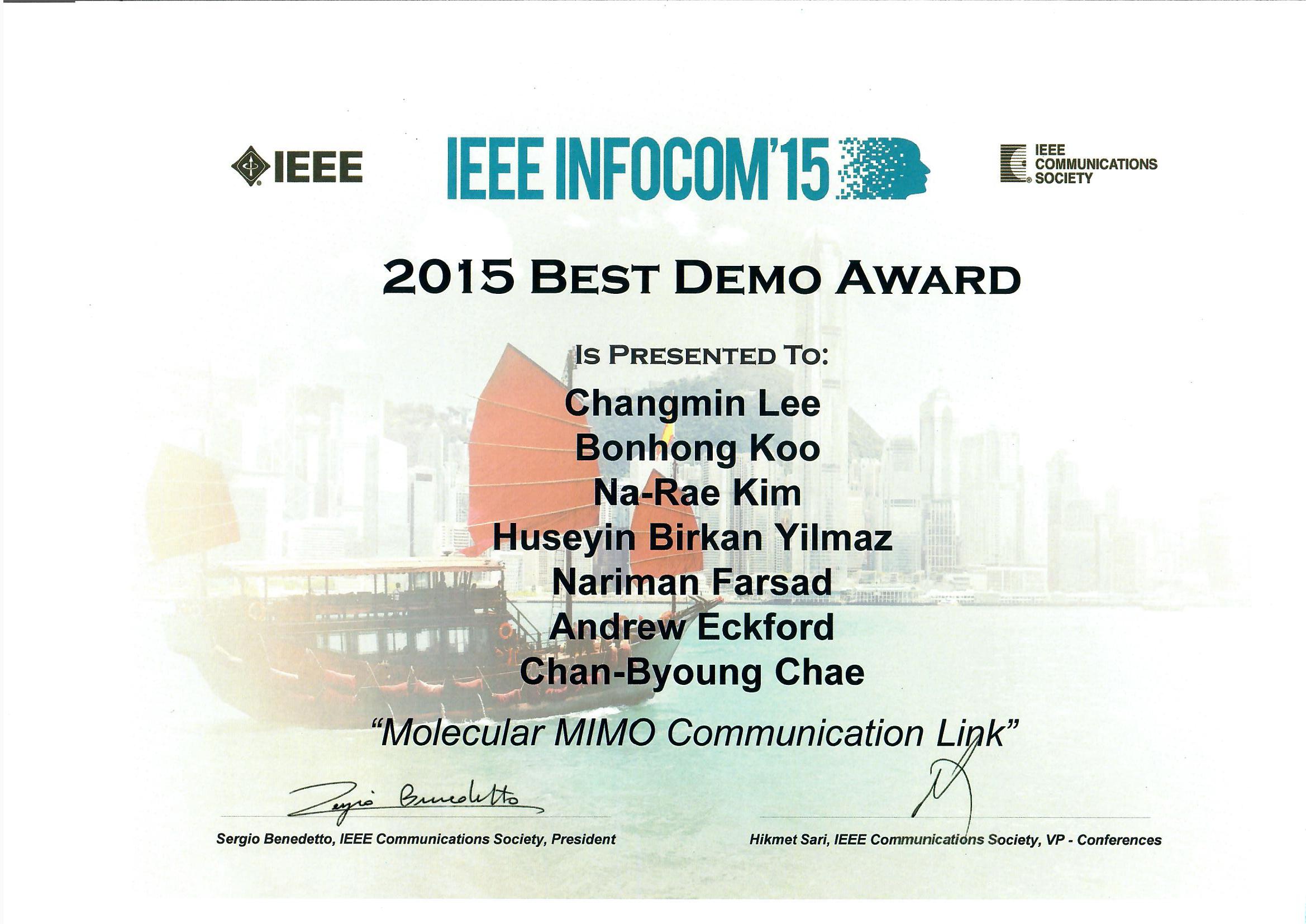 Infocom best demo award